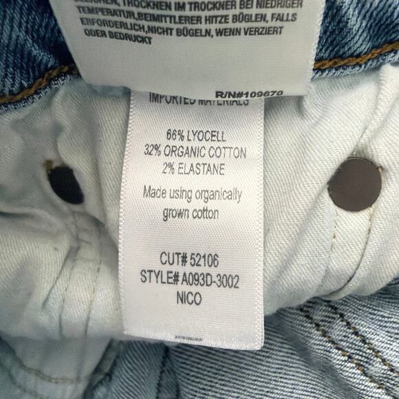 Agolde Nico Jeans Womens Size 28 Raw Hem - Picture 4 of 12